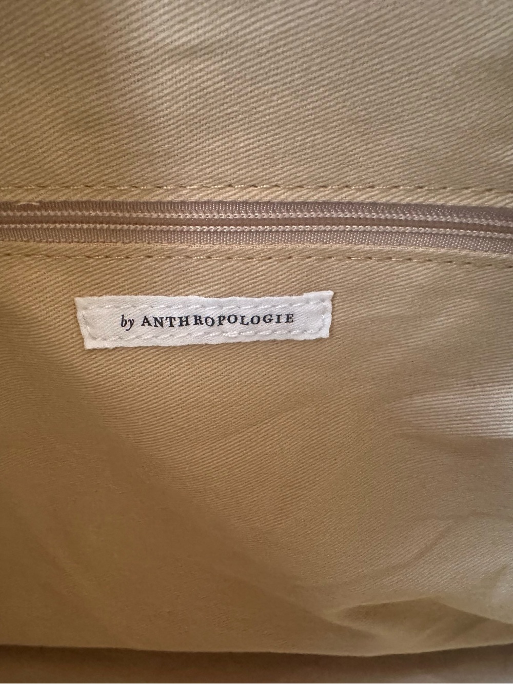 Anthropologie Gold Quilted Velvet Floral Weekender Overnight Travel Bag NWOT - Picture 11 of 12